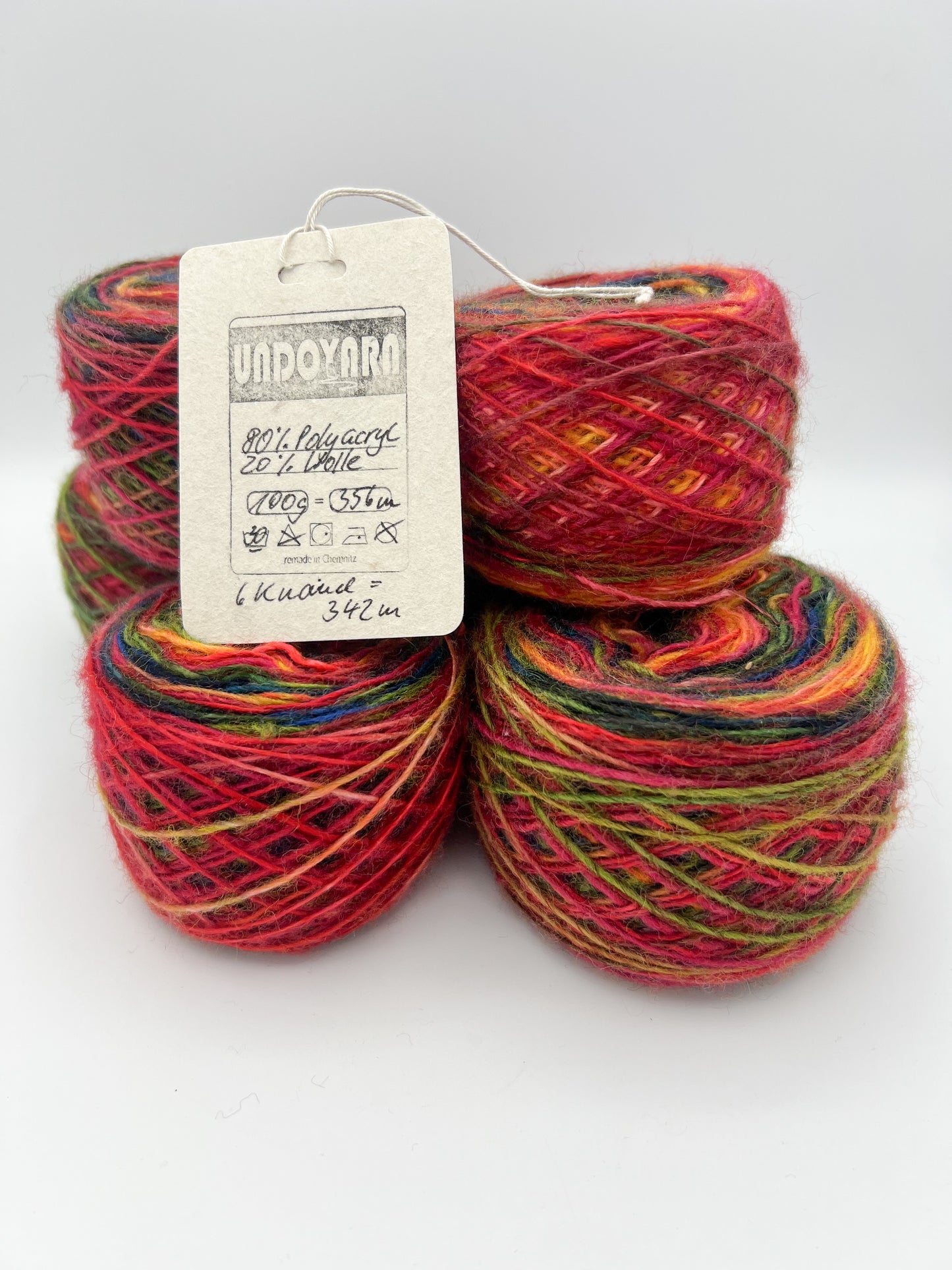 UNDOYARN - Multicolor mit Wolle - 342g