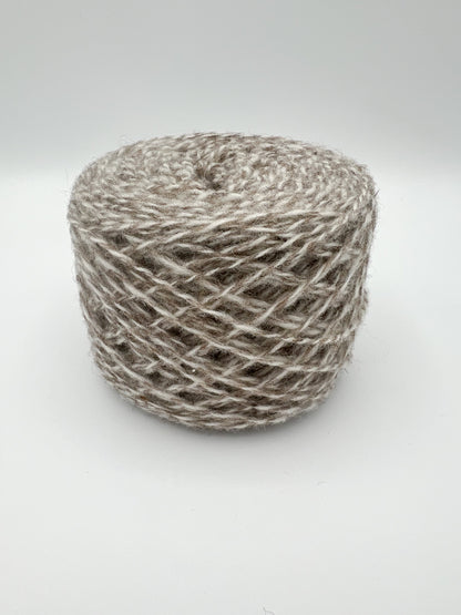 UNDOYARN - melierte Wolle in Taupe - 290g