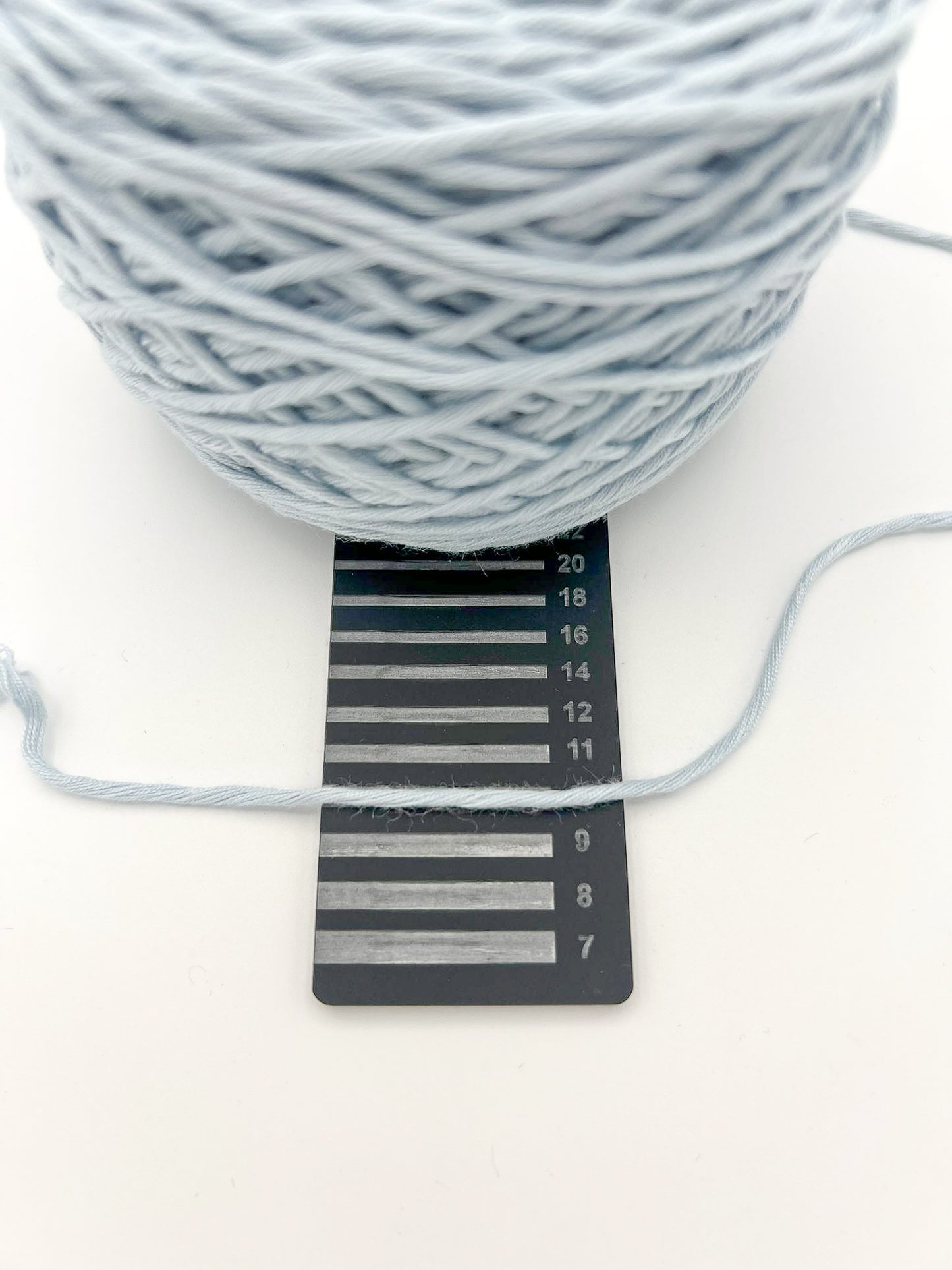 UNDOYARN Baumwolle – Farbton „Eisblaugrau“ - 572g