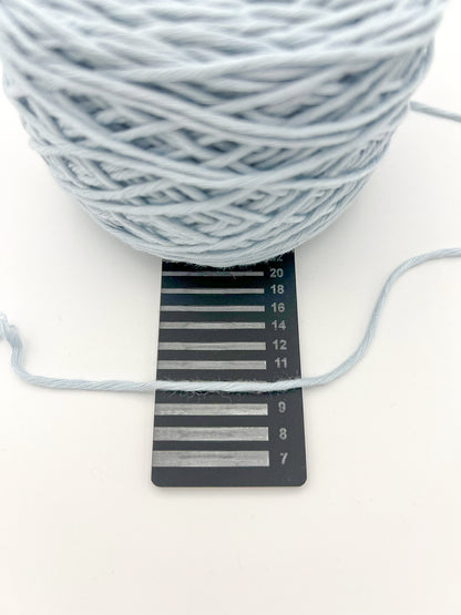 UNDOYARN Baumwolle – Farbton „Eisblaugrau“ - 572g